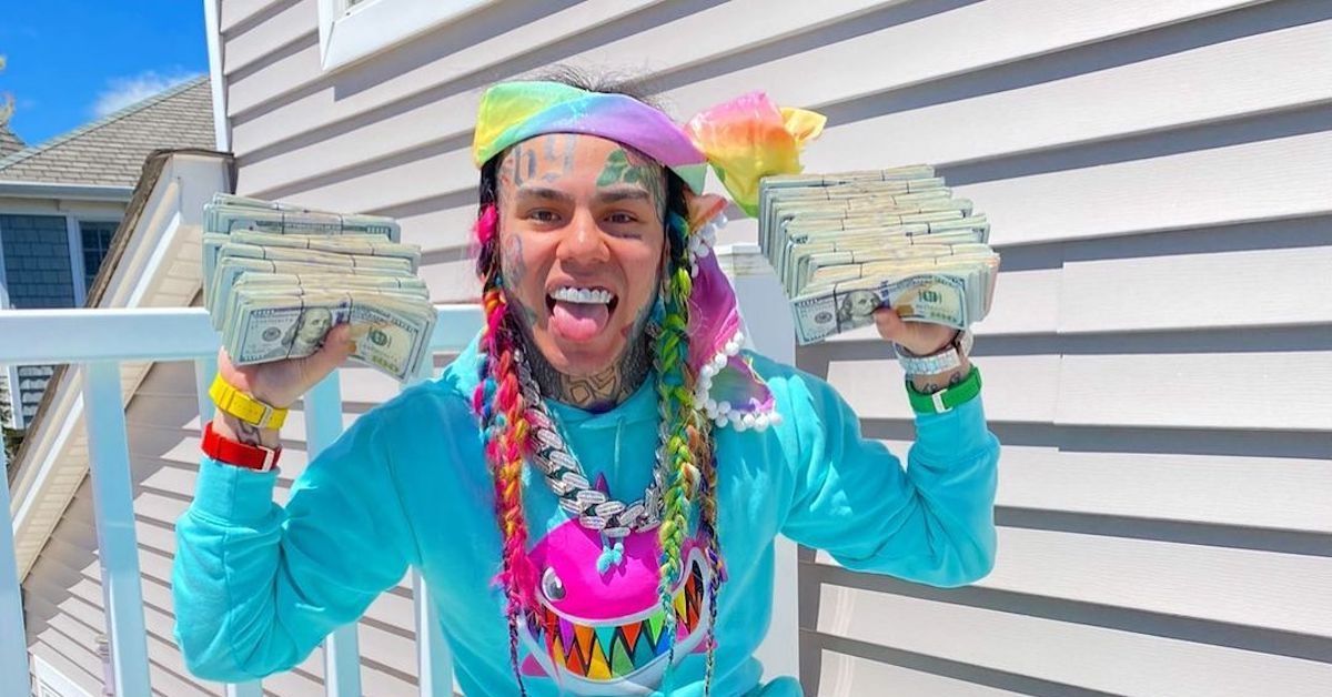 tekashi 6ix9ine prop money on instagram