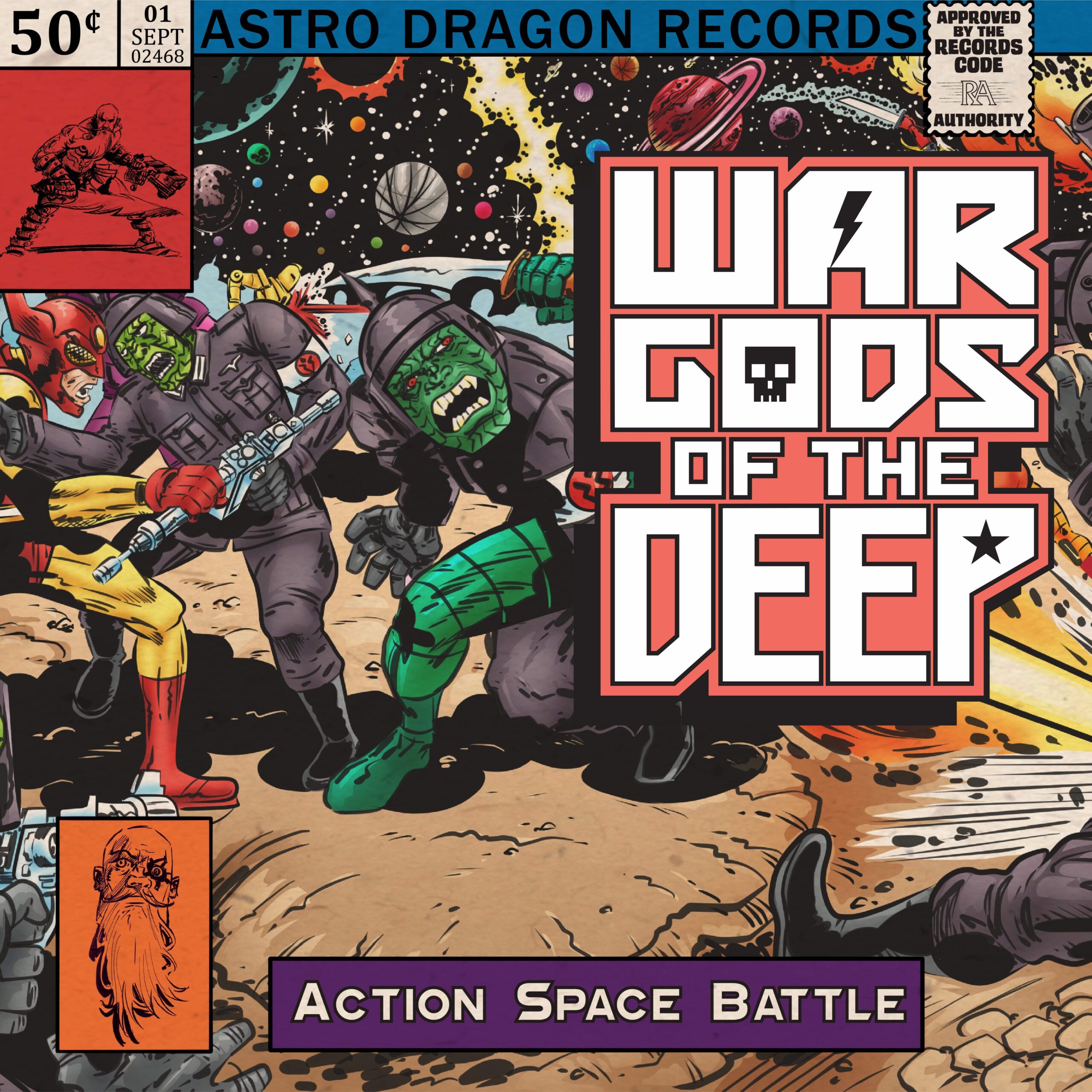 WAR GODS OF THE DEEP RELEASES HIS CRITICALLY ACCLAIMED ALBUM “ACTION SPACE BATTLE (REDUX)”