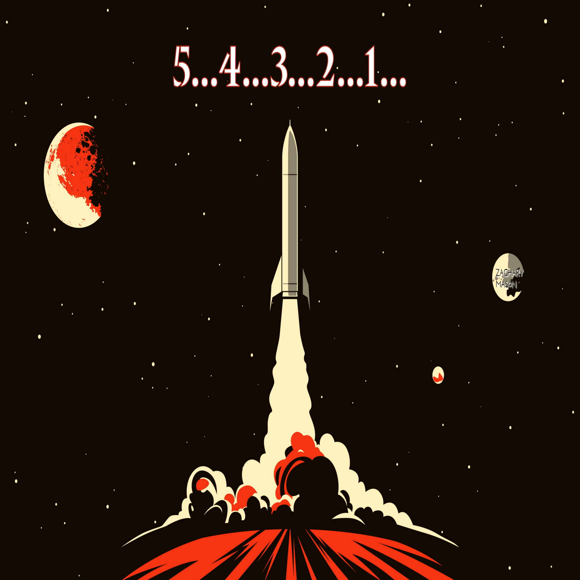 GO WITH THE LAST OF MANKIND TO MARS WITH ZACHARY MASON’S NEW EP “5…4…3…2…1..”