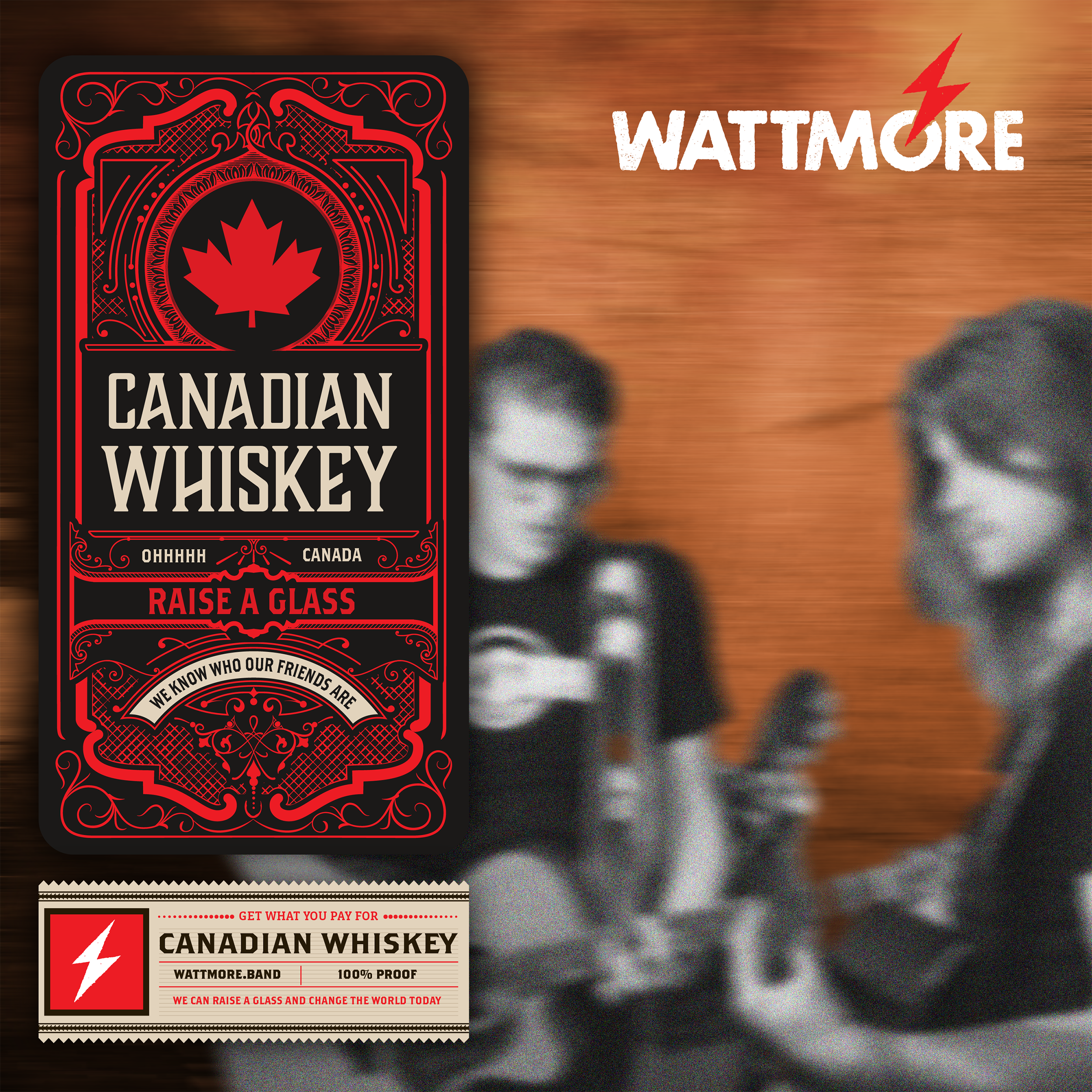 WATTMORE BOYCOTTS AMERICAN PRODUCTS WITH THEIR SINGLE “CANADIAN WHISKEY”