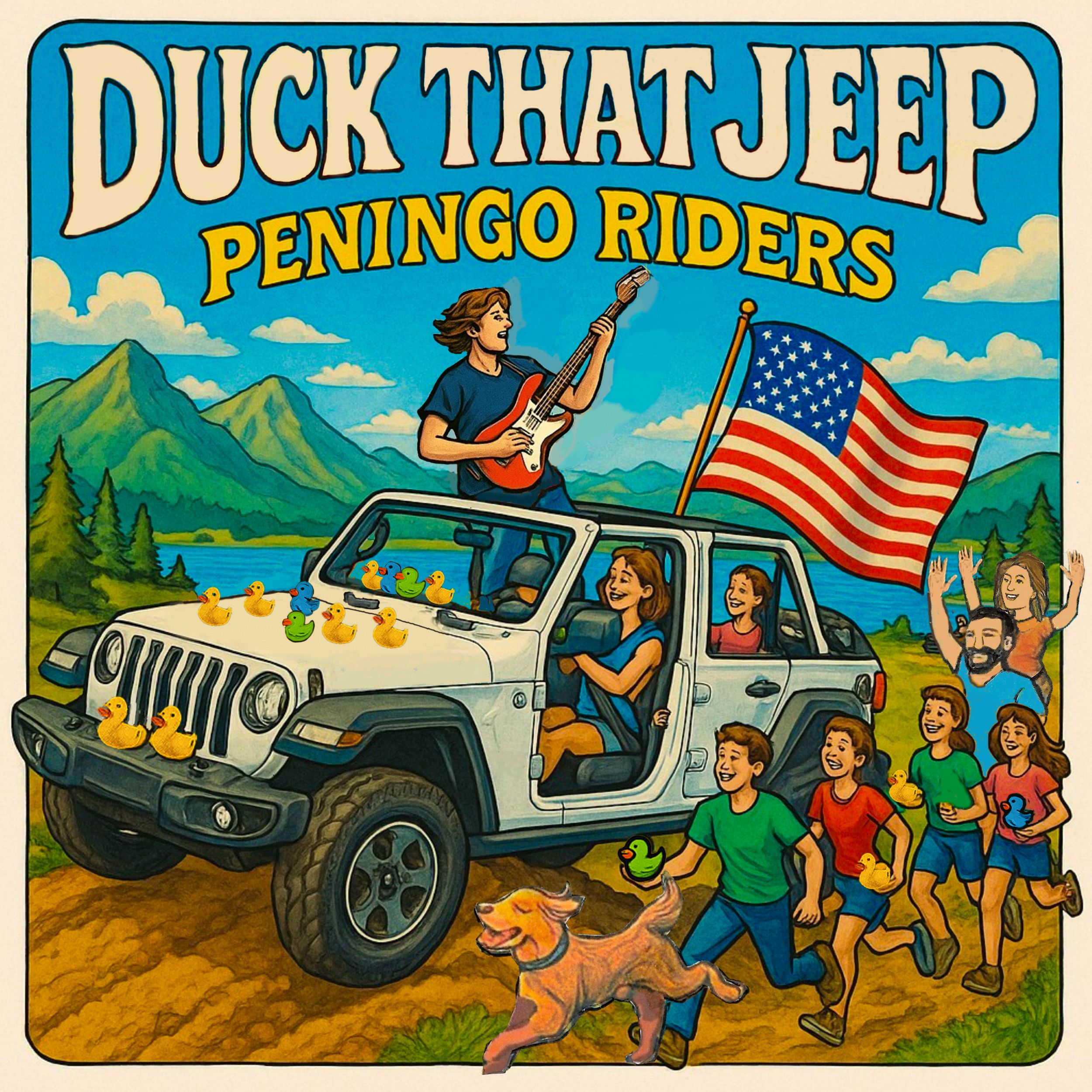 PENINGO RIDERS URGE PEOPLE TO SPREAD POSITIVITY WITH THEIR TRACK, “DUCK THAT JEEP”