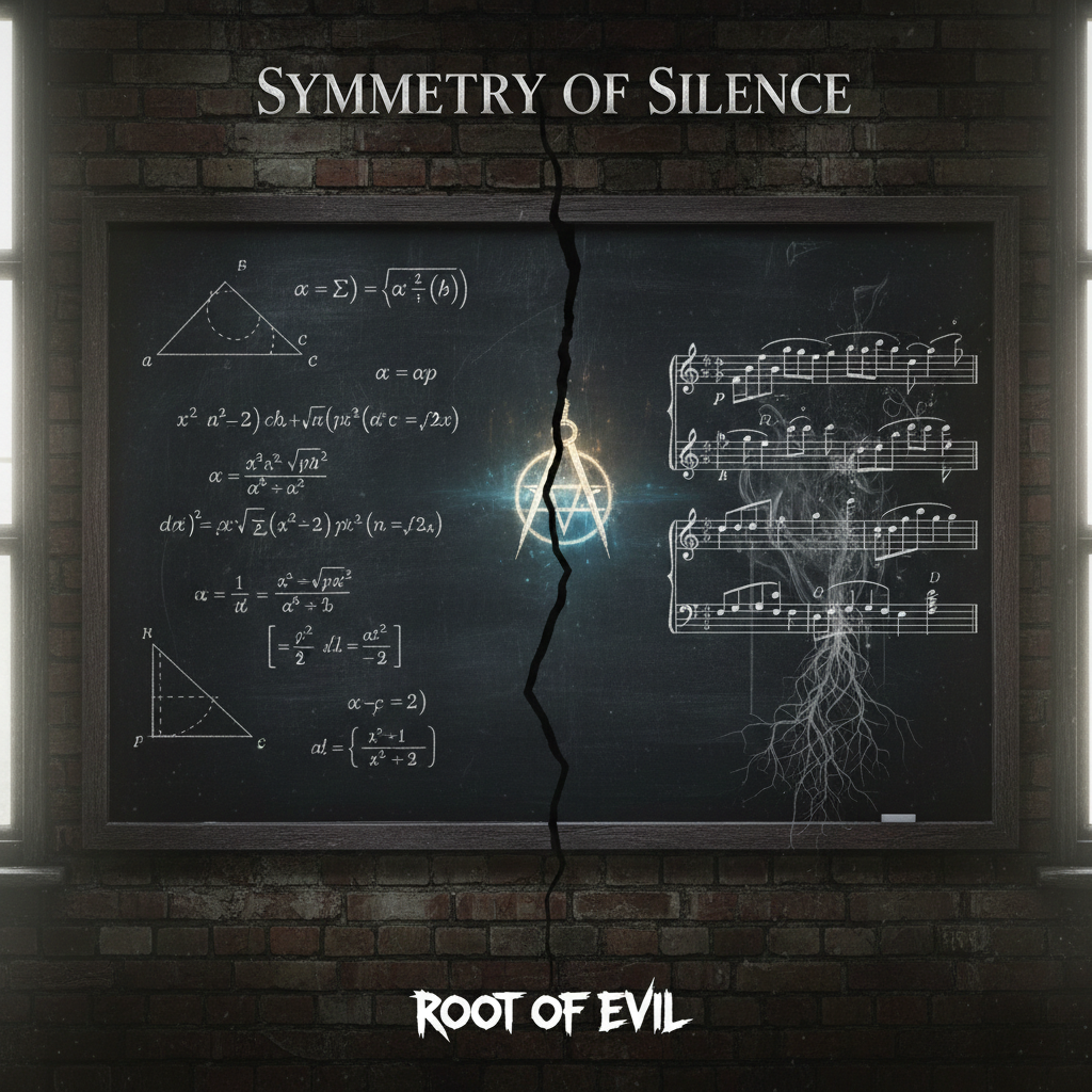 “SYMMETRY OF SILENCE” BY ROOT OF EVIL IS A DYSTOPIAN SYMPHONY BORN FROM THE HEART OF THE MACHINE